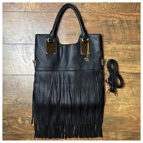 Big Buddha Fringe Hobo Bag - Picture 3 of 9